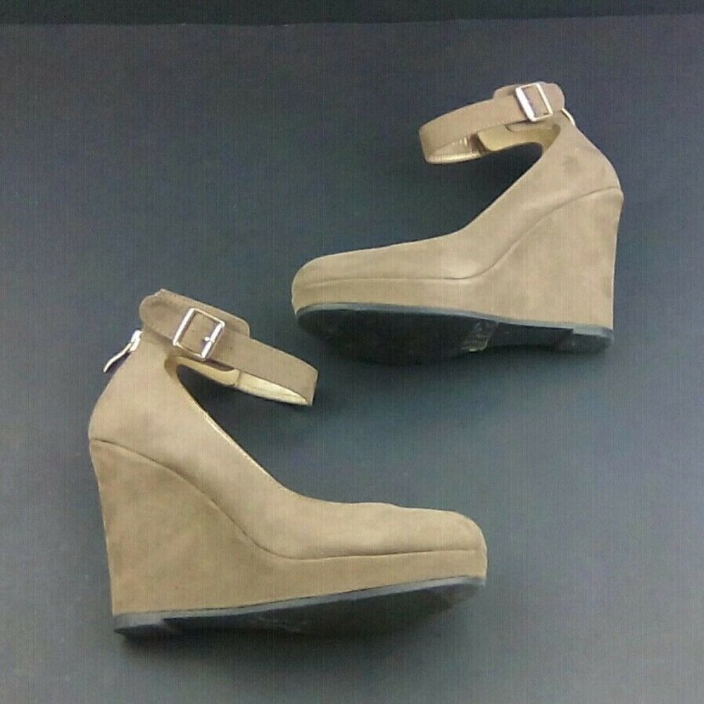 Dream Pairs Ash-22 Wedge Pump - Women's, Taupe Size 7